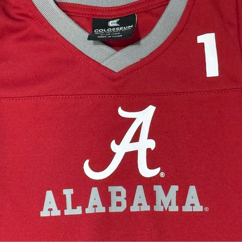 Alabama Crimson Tide Baby Romper Jersey #1 Colosseum 6-12 Months - Picture 2 of 4
